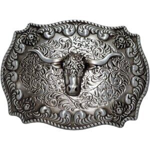 🆕Mens Silver Religion Cross Cowboy Kneeling Prayer Horse Design Belt Buckles